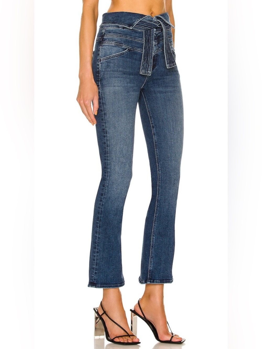 MOTHER Denim Triple Stack Insider Ankle Jeans Chick Flick Size 28 - Picture 2 of 15